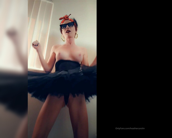 Heather Carolin aka Heathercarolin - NEW Exclusive Video Silly Topless Ballerina Dancing is NOW LIVE for OnlyFans members Its not-