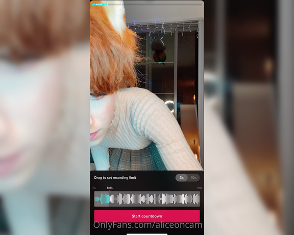 Alice White aka Aliceoncam - BTSFBI Agent POV You’re watching me make a tiktok that involves me putting my tail plug in and tak 2