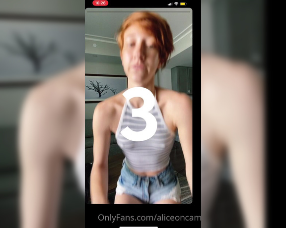 Alice White aka Aliceoncam - So I made this TikTok of all the bikinis I brought to the beach, but I wanted you to watch me make