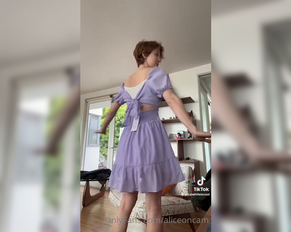 Alice White aka Aliceoncam - (Last video has a little teaser) The Easter dress uhhhh performed well I guess you could say, seei 1