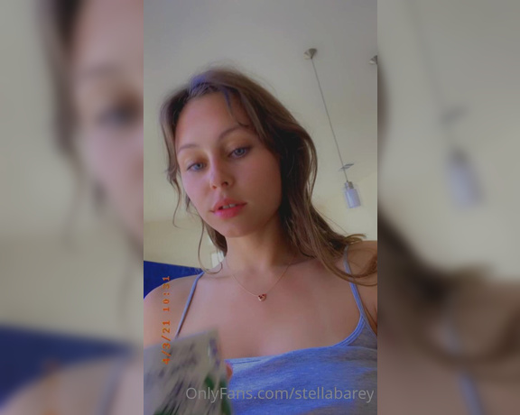 Stella Barey aka Stellabarey onlyfans - Good morning my coffee and dildo routine