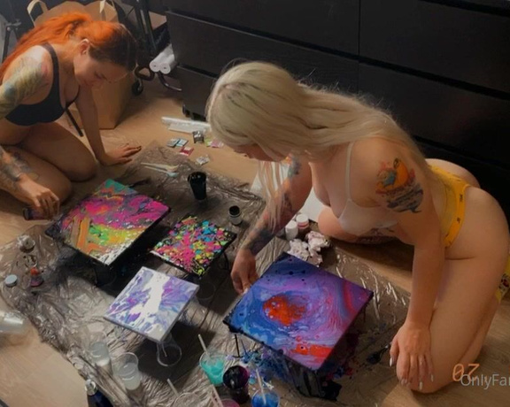 ItsTatyPurple OnlyFans -   Painting with @lyuba_rech Video