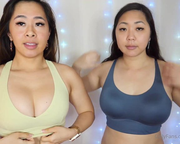 Kaedia Lang aka Kaedialang - (1049) Bra Try On JOI With Ashley Aoki Watch @ashleyaoki and me try on several styles of bras, doing