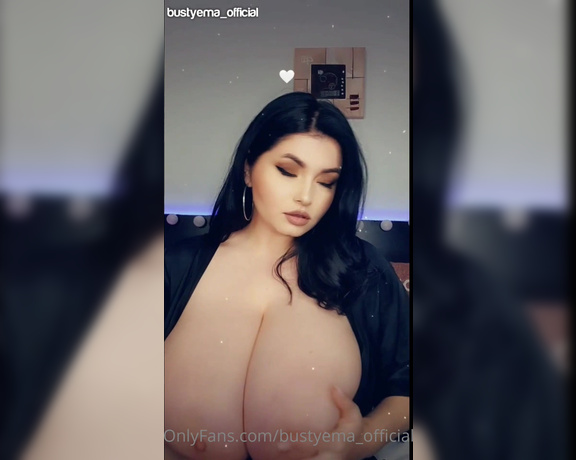 Bustyema_official - Grab them, squeeze them, fuck them and splash them. Show me how much you like them