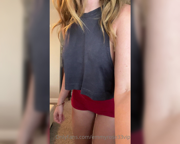 Emmy aka Emmyspaghetti onlyfans - Do you like my casual house clothes or should I just walk around naked