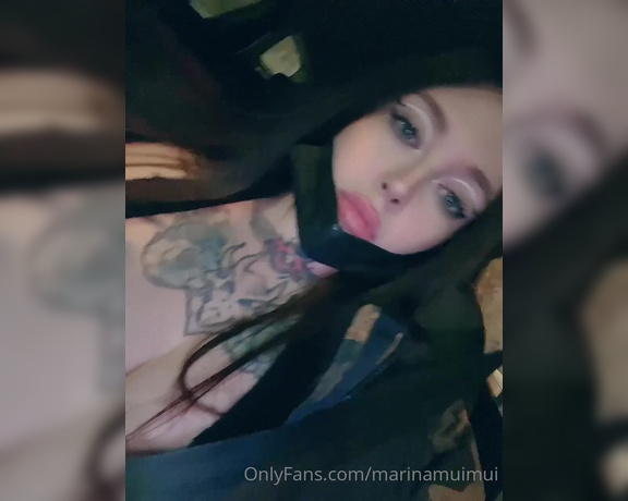 Marina Mui OnlyFans aka Marinamui - I’m pretty sure the people on the other cars saw me