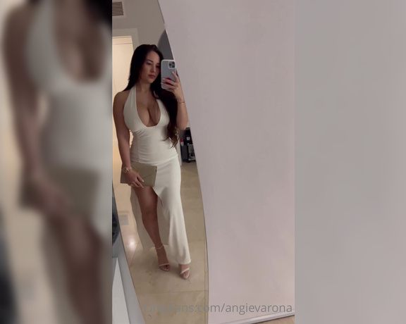 Angie Varona aka Angievarona - Did you get the video where i stripped out of this dress Ask