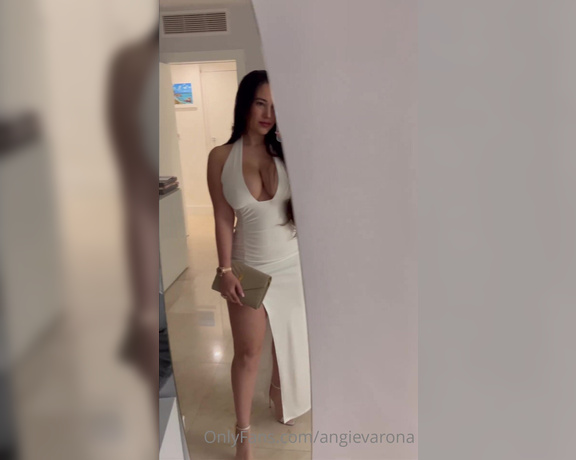 Angie Varona aka Angievarona - Did you get the video where i stripped out of this dress Ask