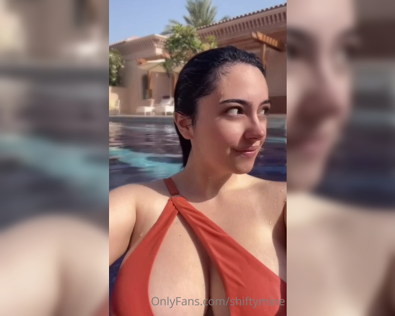 Shiftymine Onlyfans leaked - Just some bouncy boobs in the pool