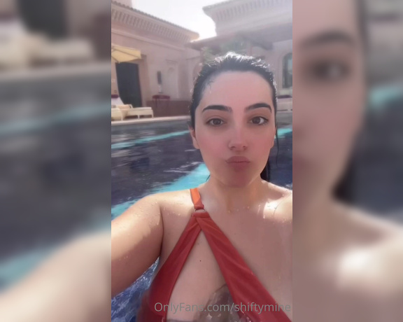 Shiftymine Onlyfans leaked - Just some bouncy boobs in the pool