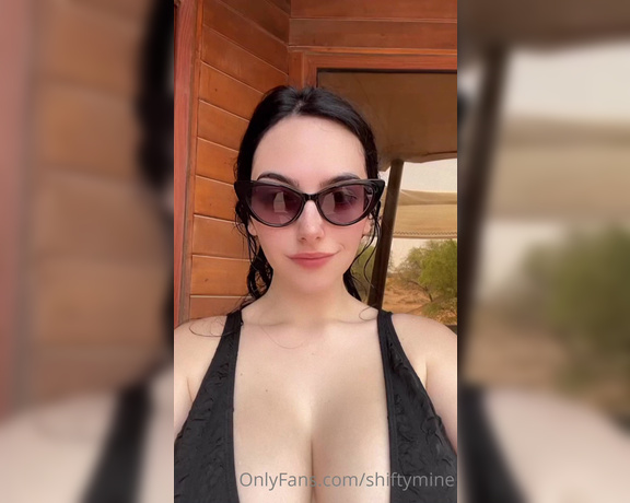 Shiftymine Onlyfans leaked - Last day of vacation in the desert This bikini is a little tight I think