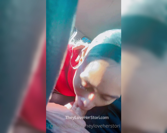 Stori aka Theyloveherstori OnlyFans - 192 Sucked in the truck This man just pulls his dick out while driving lol this was not planned but