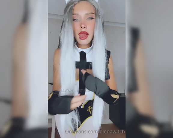 Alena Witch aka Alenawitch OnlyFans - Have you seen me like this Do you know that I can record a hot video in it and with my dildo for you