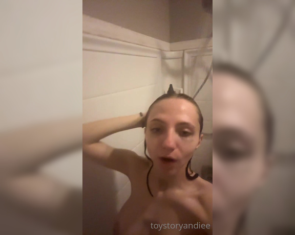 Toystoryandiee OnlyFans - Short shower video im gonna have to figure out how to film a full shower video but if you have reco