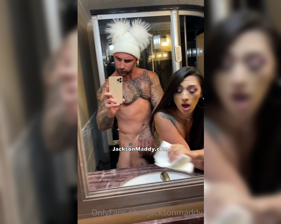 Jackson & Maddy  aka Jacksonmaddy OnlyFans - Wipe it down challenge! I fucked up Thanks @indicabae for the fun time