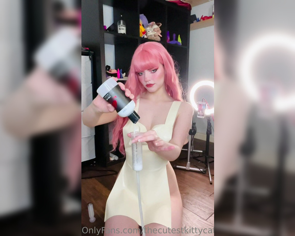 Misty silver aka Thecutestkittycat OnlyFans - Blowjob with a tentacle~ and getting my tits completely covered in cum