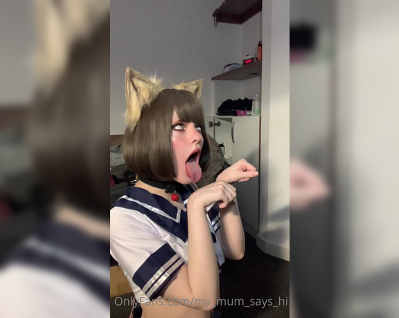 Misty silver aka Thecutestkittycat OnlyFans - Sailor outfit catgirl ahegao, body, butt and feet videos 3