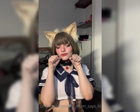 Misty silver aka Thecutestkittycat OnlyFans - Sailor outfit catgirl ahegao, body, butt and feet videos 3