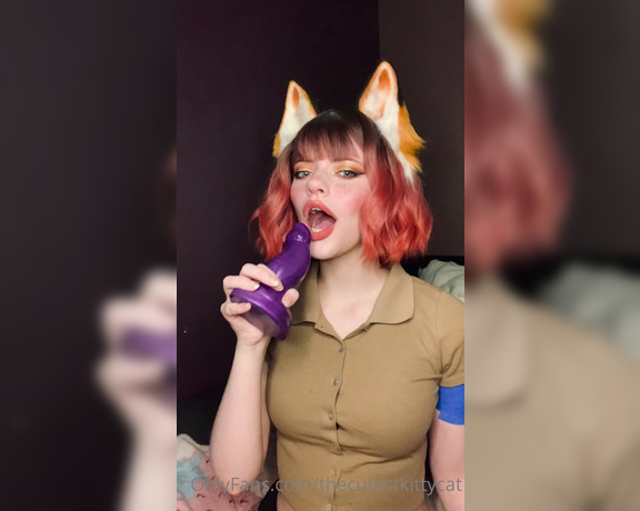 Misty silver aka Thecutestkittycat OnlyFans - Pleasuring and teasing my master with my mouth, lips and tongue~ Blaze, size small from BD! 3