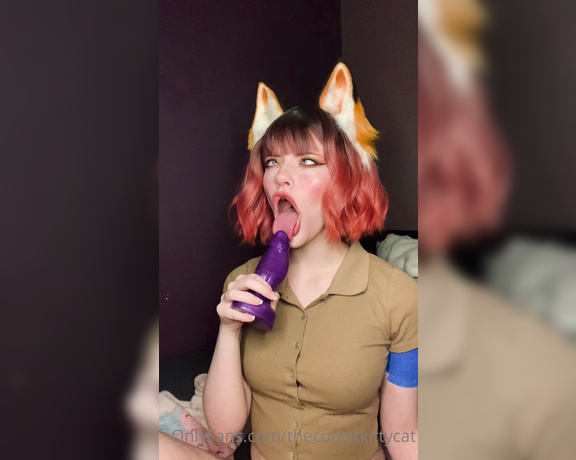 Misty silver aka Thecutestkittycat OnlyFans - Pleasuring and teasing my master with my mouth, lips and tongue~ Blaze, size small from BD! 3