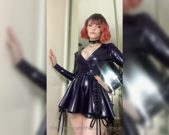 Misty silver aka Thecutestkittycat OnlyFans - More of my latex jacket 16