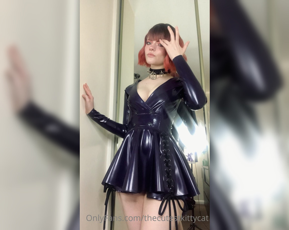 Misty silver aka Thecutestkittycat OnlyFans - More of my latex jacket 16