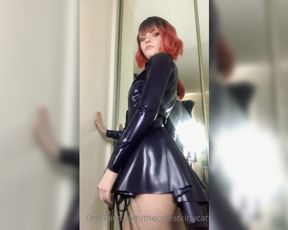 Misty silver aka Thecutestkittycat OnlyFans - More of my latex jacket 16