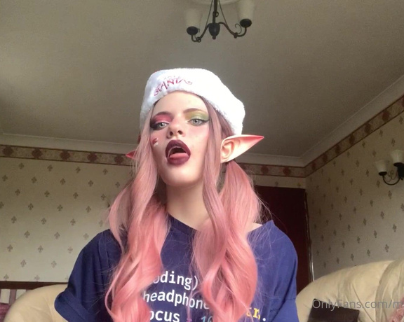 Watch Online Misty Silver Aka Thecutestkittycat Onlyfans Pink Christmas Elf Ahegao Fingering 