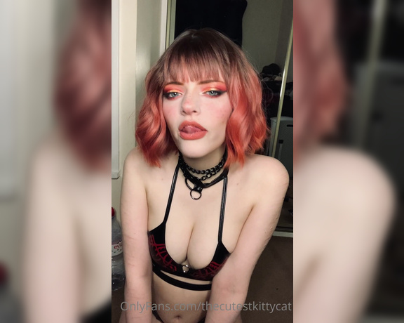 Misty silver aka Thecutestkittycat OnlyFans - Be a good boy and get your dick out Cum for me and my tongue Show me how much you love my ton 3