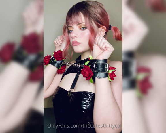 Misty silver aka Thecutestkittycat OnlyFans - Cuffed up so I can’t escape! 2