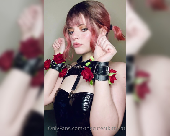 Misty silver aka Thecutestkittycat OnlyFans - Cuffed up so I can’t escape! 2