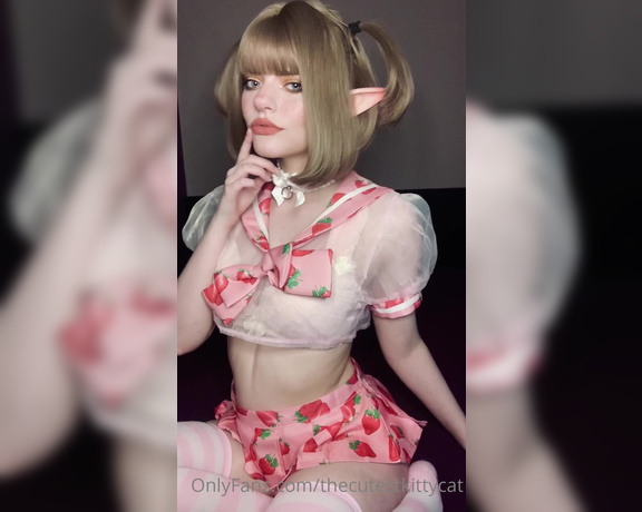 Misty silver aka Thecutestkittycat OnlyFans - Do you love this strawberry elf 1