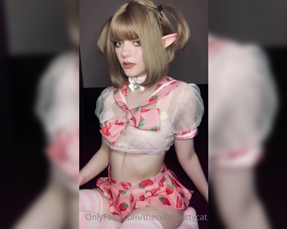 Misty silver aka Thecutestkittycat OnlyFans - Do you love this strawberry elf 1