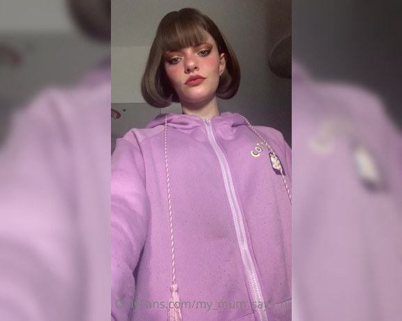 Misty silver aka Thecutestkittycat OnlyFans - Super lewd purple hoodie vids, ahegao, fingering, playing with titties and my body 6
