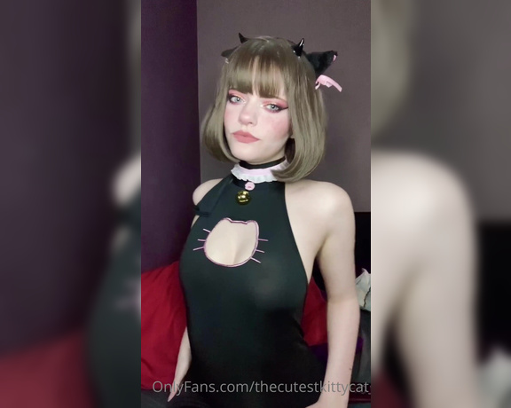 Misty silver aka Thecutestkittycat OnlyFans - Naughty girl dresses up for daddy and gets taught how to act appropriately and take dick in her pu 1