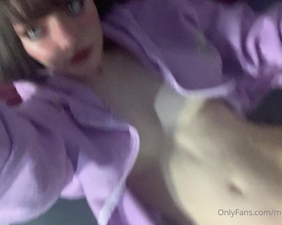 Misty silver aka Thecutestkittycat OnlyFans - Super lewd purple hoodie vids, ahegao, fingering, playing with titties and my body 4