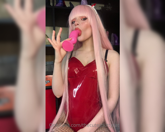 Misty silver aka Thecutestkittycat OnlyFans - Zero two sucking on your dick and becoming a drooly ahegao mess~ Your dick is so tasty, darling 2