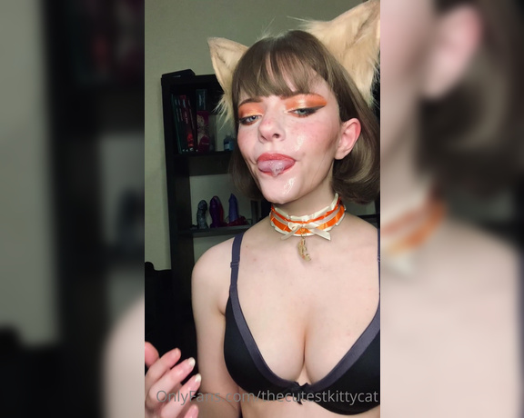Misty silver aka Thecutestkittycat OnlyFans - Since you guys loved the last cumplay video so much Smothering cum all over my face~~