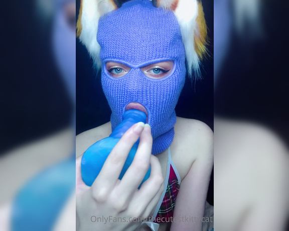 Misty silver aka Thecutestkittycat OnlyFans - Trying out my new dildos~ 1