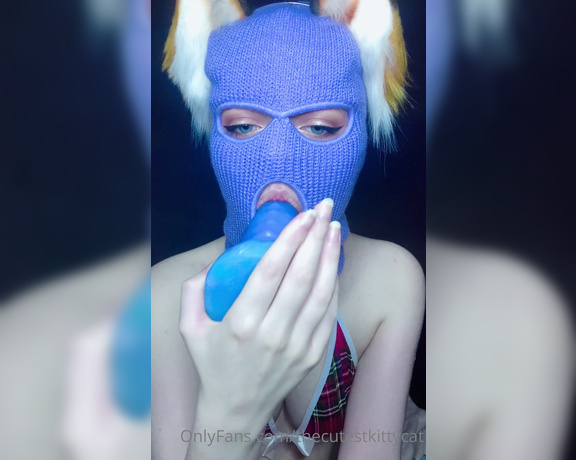 Misty silver aka Thecutestkittycat OnlyFans - Trying out my new dildos~ 1