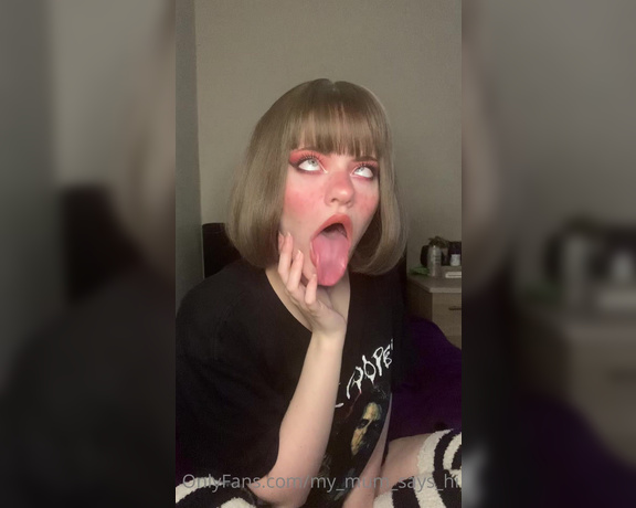 Misty silver aka Thecutestkittycat OnlyFans - Ahegao and squishy face! 1