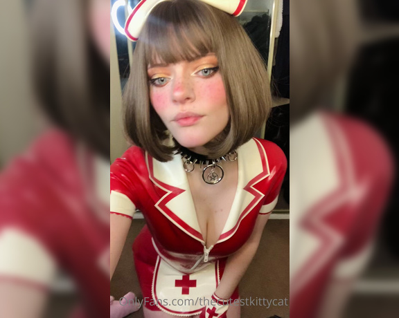 Misty silver aka Thecutestkittycat OnlyFans - Little videos and bloopers in my latex nurse lol 1