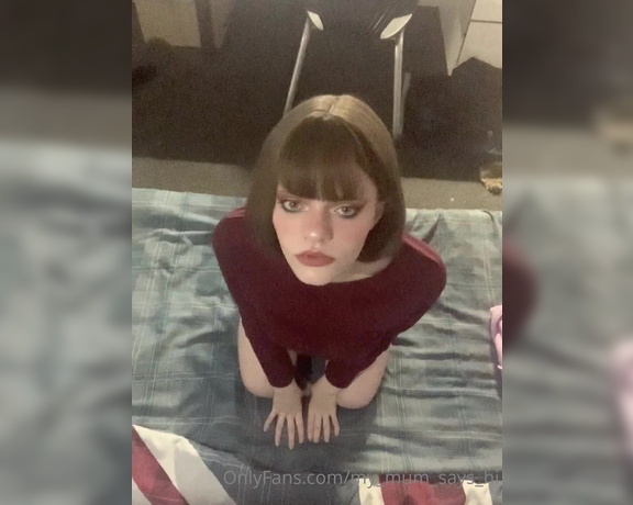 Misty silver aka Thecutestkittycat OnlyFans - On my knees awaiting my masters cock and all of his cum