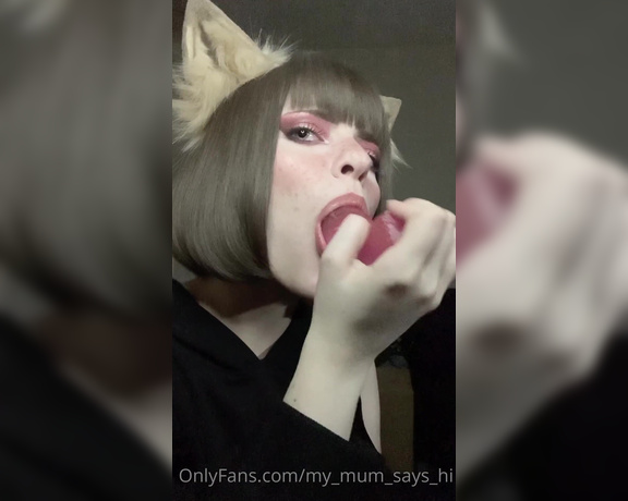 Misty silver aka Thecutestkittycat OnlyFans - Sucking of my masters cock~