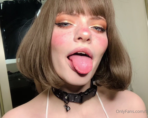 Misty silver aka Thecutestkittycat OnlyFans - Spit, mouth and tongue noises~ I’m going to taste you, eat you, and swallow you whole, are you rea 1