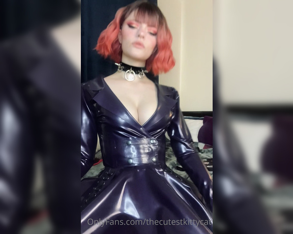 Misty silver aka Thecutestkittycat OnlyFans - More of my latex jacket 13