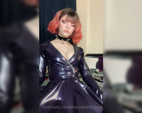 Misty silver aka Thecutestkittycat OnlyFans - More of my latex jacket 13