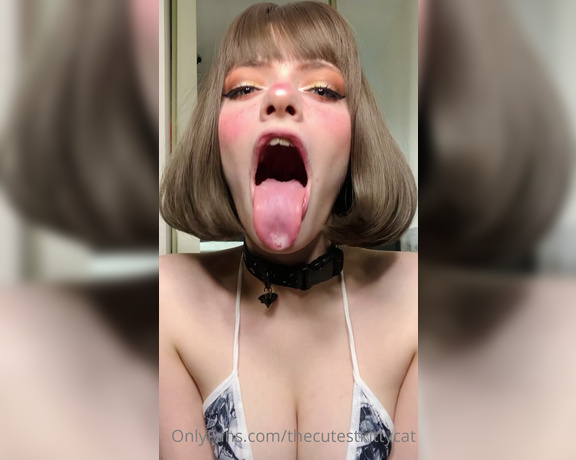 Misty silver aka Thecutestkittycat OnlyFans - Excited for your dick~ I can’t wait to taste you! 1