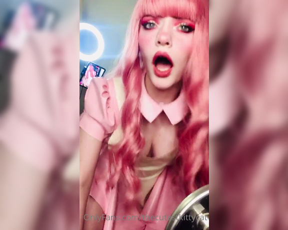 Misty silver aka Thecutestkittycat OnlyFans - Latex nurse joy riding ika, front and back view! Should I do more videos like this 2