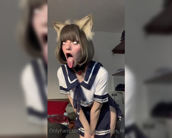 Misty silver aka Thecutestkittycat OnlyFans - Sailor outfit catgirl ahegao, body, butt and feet videos 7